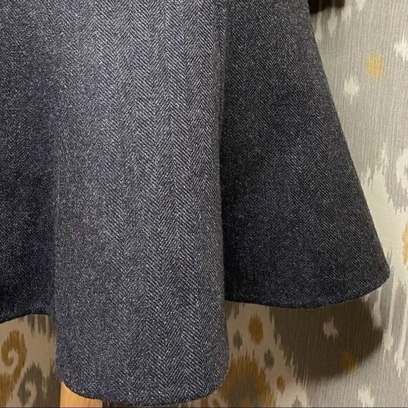 Ralph Lauren Grey Maye Herringbone Flounce Skirt - Picture 11 of 16